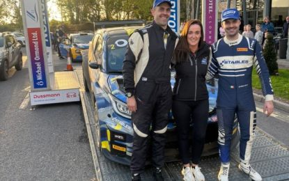 Kelly and Burns claim maiden National Rally Championship victory on Stonethrowers Rally